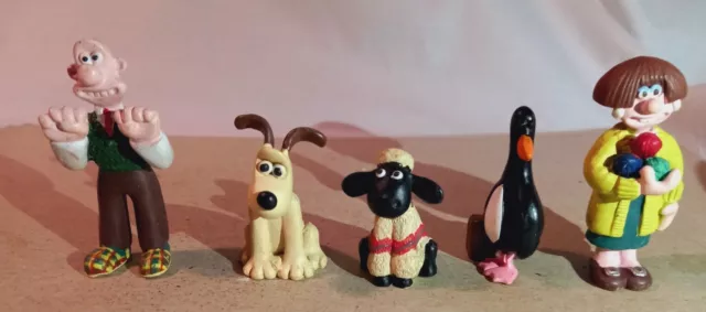 Vintage Wallace and Gromit Figures