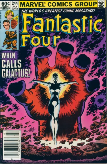 Fantastic Four #244 Newsstand Edition ~ Marvel Comics 1982 ~ Vf