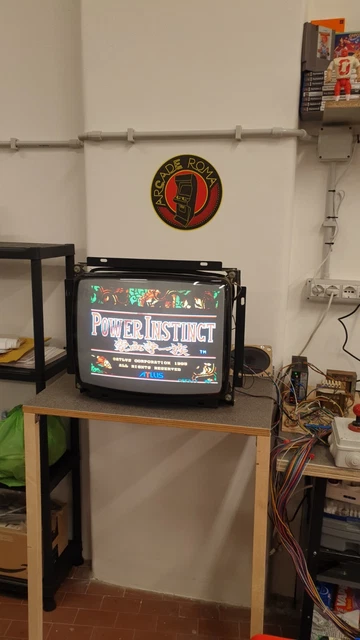 Carte PCB Power Instinct Pour Borne Arcade JAMMA – Pour Pièces (défaut)