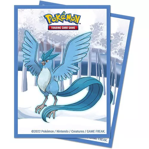 Mangas protectoras de mazo Ultra Pro Pokémon - BOSQUE ESMERILADO (Articuno) (65 mangas)