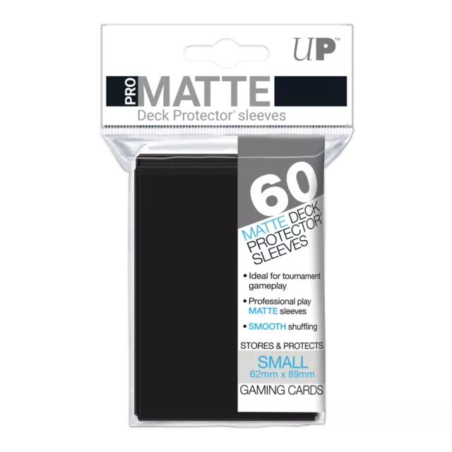 60 Ultra PRO Matte Small / Japanese Deck Protector Card Sleeves 62mm x 89mm