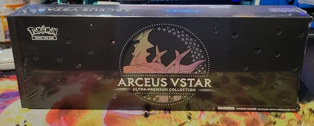 Pokemon TCG – Arceus VSTAR Ultra-Premium Collection Con Cartas Metálicas Y 15 Sobres De Refuerzo