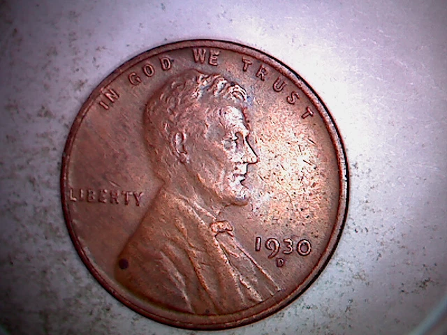 1930 D 1930 S 1931 1932 1932 D  Lincoln Head Pennies Circulated. Kp56P