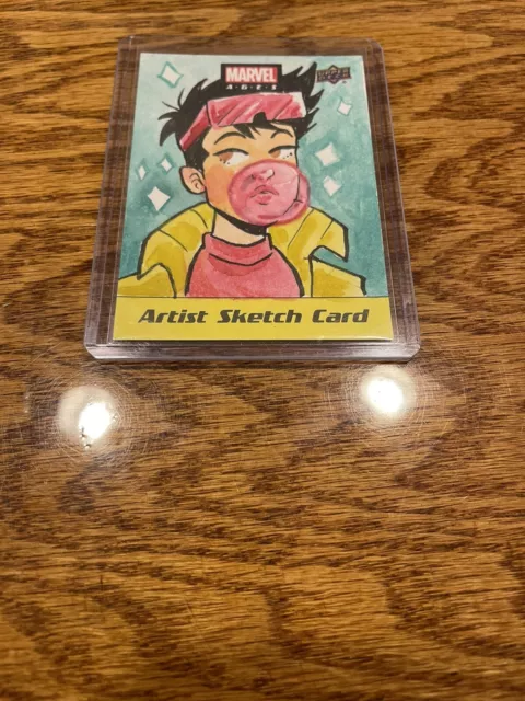 2020 Upper Deck Marvel Ages Artist Sketch Card 1/1 Jubilee By KATE CARLETON MINT