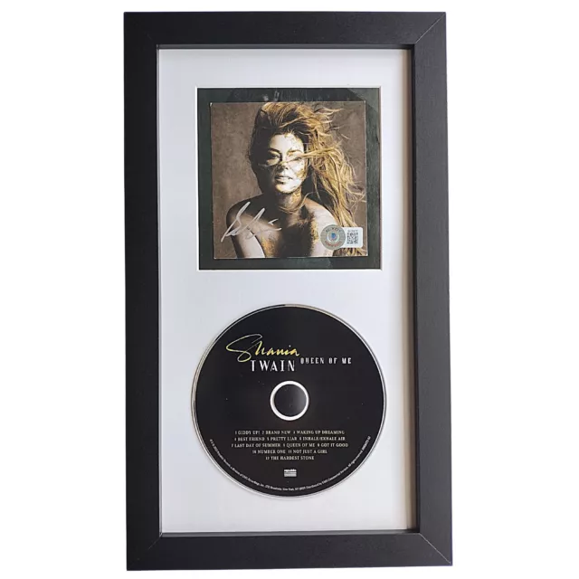 Shania Twain Signed CD Queen In Me Beckett Authentic COA Country Music Autograph