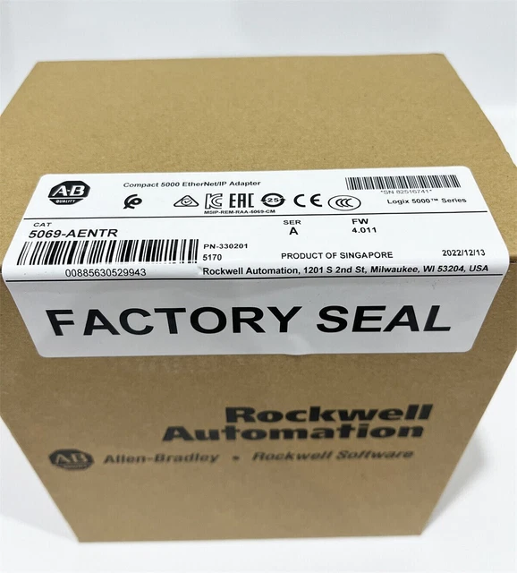 Allen-Bradley 5069-AENTR SER A Compact 5000 EtherNet/IP Adapter 5069AENTR