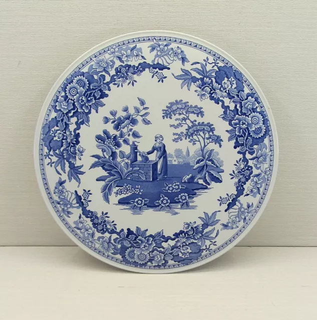 Spode Blue Room Georgian Collection "Girl at Well" 29cm Cake Plate/Charger