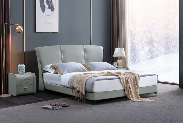 Lit Double Chambre à Coucher Hôtel Ehe Luxe 2x Table de Chevet 3tlg. Lits Neu