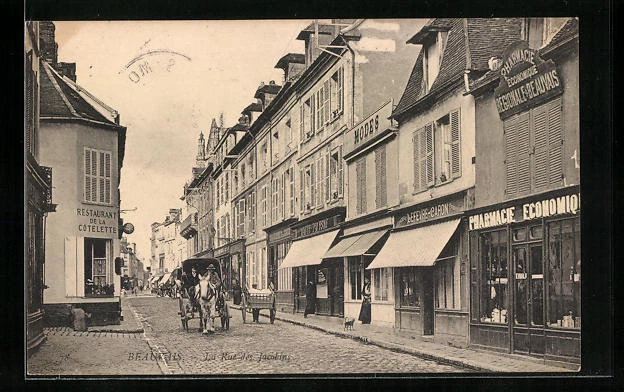 CPA Beauvais, La Rue des Jacobins