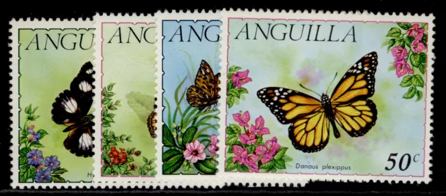 ANGUILLA QEII SG108-111, 1971 butterflies set, NH MINT.
