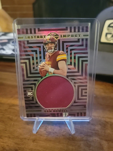 Sam Howell 2022 Illusions Football Instant Impact Patch RC. II-SH Commanders