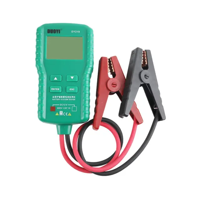 Battery Tester Easy to Use 3-250AH Vehicle Repair Tools Car Battery Alternator