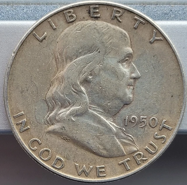 1950-D Franklin Silver Half Dollar