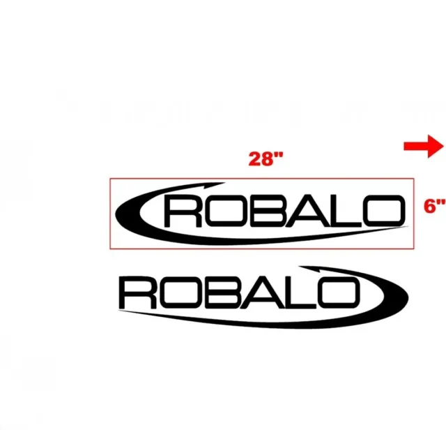 ROBALO BOAT DECAL DECALS HULL SIDE message me for other options