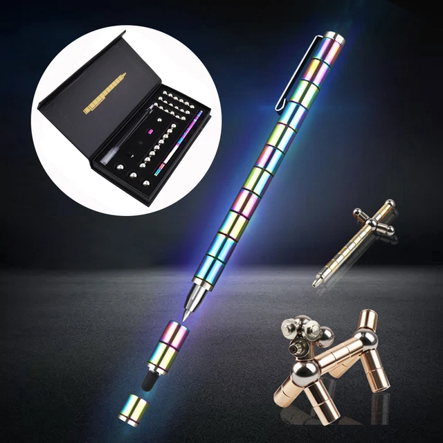 Magnetic Pen Modular Polar Metal Magnet Water-Based Pen Gift Box Fun Magnet Pen