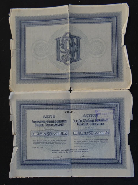 Action Ancienne – Crédit Foncier Du Brésil Et De L'Amérique Du Sud – 1925 – France
