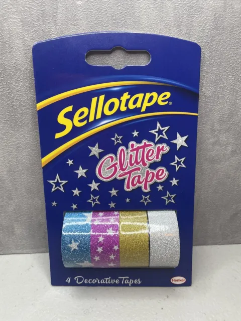 Glitter Tape, Decorative Craft Tape Self Adhesive Stick 1.5cmx10m Colorful | Harfington