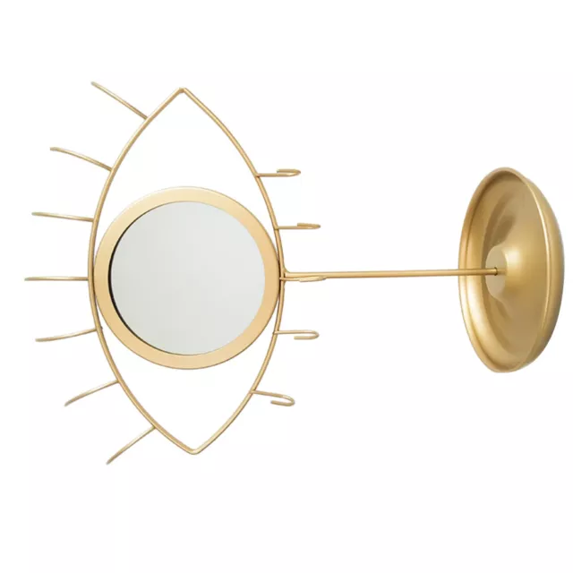 Espejo de maquillaje de viaje iluminado para dama diseño de ojos mesa decorativa para niñas