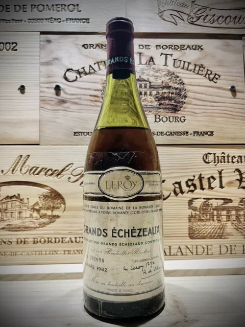 ★ domaine de la romanée conti (DRC) grand cru 1982 GRANDS ECHEZAUXS