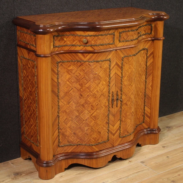 Aparador francés estilo antiguo mueble Napoleon III madera incrustaciones 900