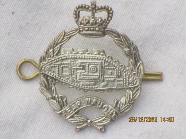 Royal Réservoir Régiment,Rtr ,British Army Capbadge Officer,Division Blindée,#