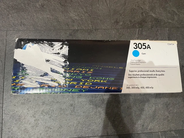 HP 305a Original LaserJet Toner Cartridge - Cyan (CE411A)