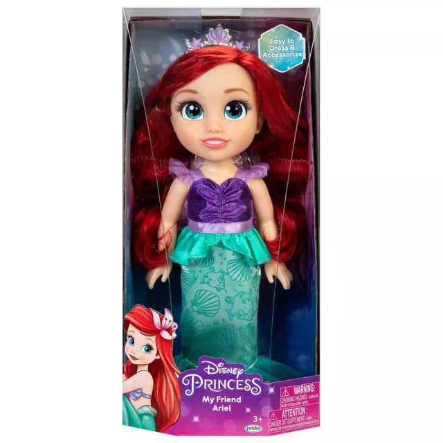 Disney Princess Ariel Doll With Outfit , Pair Of Shoes & Tiara Gift For Kids