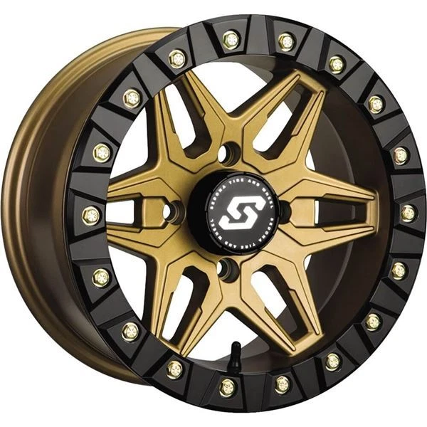 Bronze/Black 14x7, 4/156, 6+1 Sedona Split 6 Beadlock Wheel - A72BZ-47056-61S