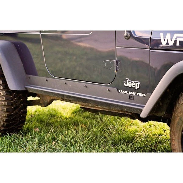 Omix-ADA Rugged Ridge Rocker Panel Guard Kit Heavy Duty Fits 04-06 Wrangler LJ