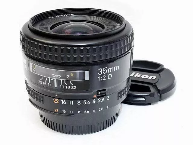 Nikon AF Nikkor 35mm F2 D Weitwinkel Prime Linse Voll Rahmen Exzellent aus Japan