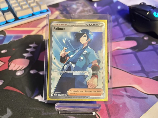 Pokemon Falkner 251/193 Paldea Evolved SV Ultra Rare Full Art Trainer
