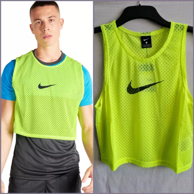 Nike Training Mesh Bib Sleeveless Vest Size S Sport Running Football Team Small