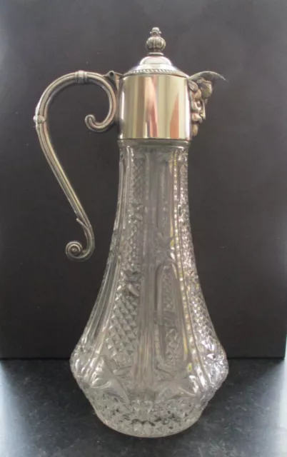 Vintage Falstaff Silver Plate Claret / Wine Jug / Decanter