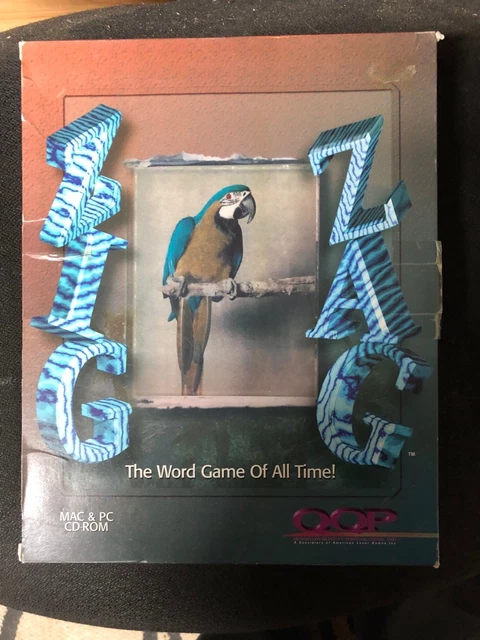 Macintosh Game CD : ZAG : The Word Game  (Power MacLC II or better OS 6.08)