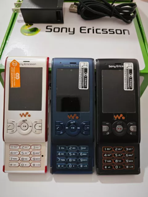 Sony Ericcson Walkman W595 - Black blue white (Unlocked) Cellular Phone