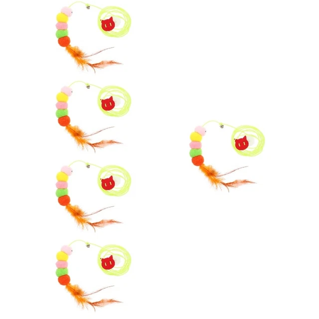 Paquete de 5 Divertidos Juguetes para Gatitos Peluche Gatitos Accesorios Gatitos Suministrado