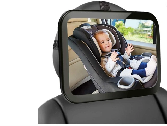 Specchietto Retrovisore Per Auto Per Bambini - AltaBeBe Nero, 24.5x17.5 Cm - Foto 7