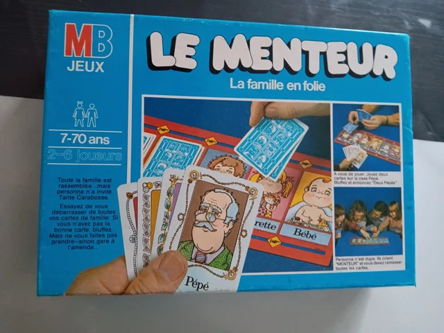 Règles Du Jeu Le Menteur La Famille En Folie LE MENTEUR LA famille en folie. Jeux MB. 1980.COMPLET. 7 ans + Occasion