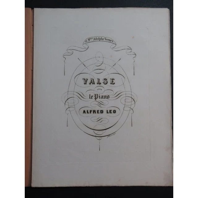 LEO Alfred Valse Piano XIXe siècle 2
