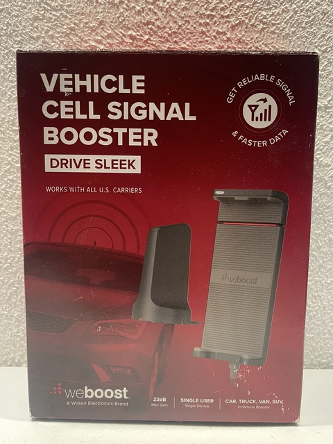 NEW weBoost Drive Sleek 4G LTE Car SUV Cell Phone Signal Booster 470135 #AQ