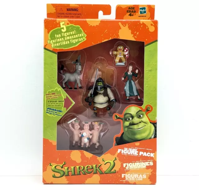SHREK 2 FAR Far Away Castle Deluxe Micro Play Set & Swamp