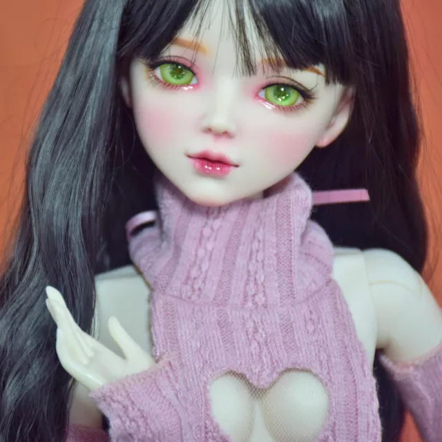 1/3 BJD Fashion Girl Doll 22inch Height Toy Doll Body + Removeable Sweater Dress