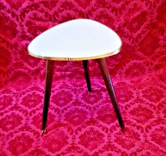 50er 60er Jahre Blumenhocker Vintage Tisch Rockabilly Nierentisch Mid - Century