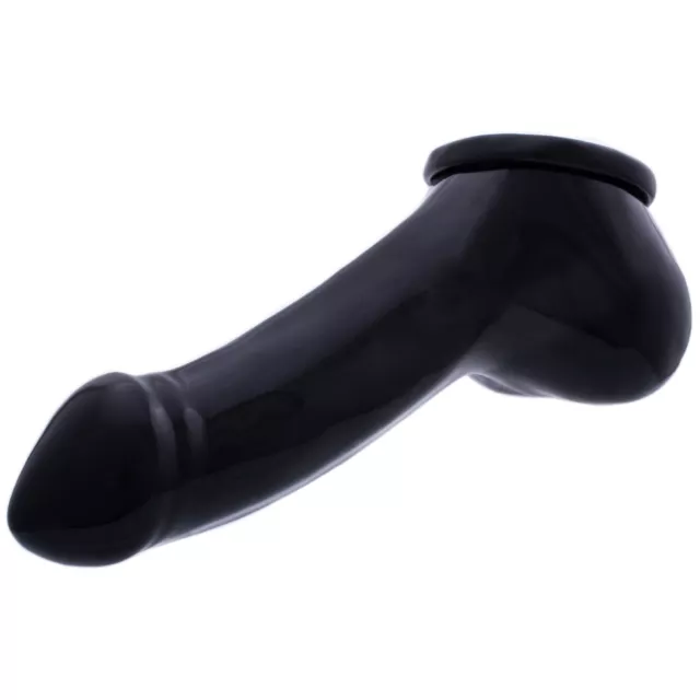 Latex Dauerkondom Penishülle Rubber Kondom Potenzhilfe Penis Sleeve 19 cm