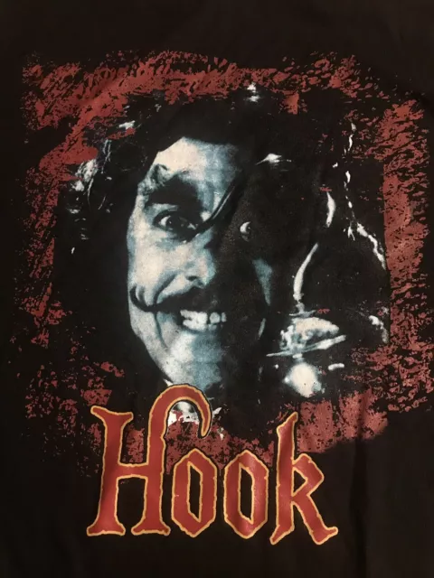 HOOK T SHIRT 1991, movie,Robin Williams,90's Peter pan, Tinkerbell,  lostboys D23 $30.00 - PicClick