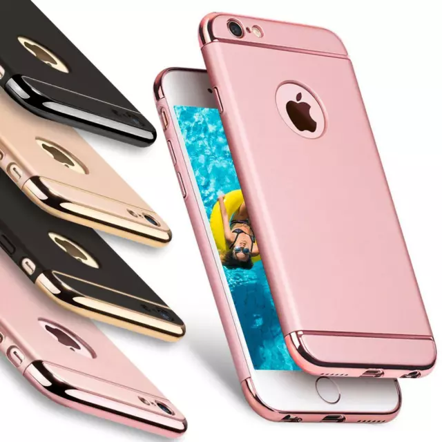 Bumper für iPhone 6 Plus 6S Plus Soft Case Cover 2-Farbige Rückschale Schutz