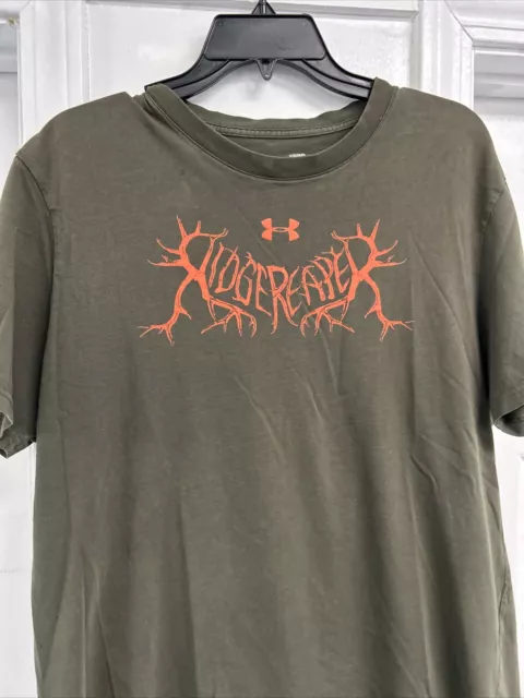 UNDER ARMOUR RIDGE Reaper T Shirt Mens Large Faded Used $9.99 - PicClick
