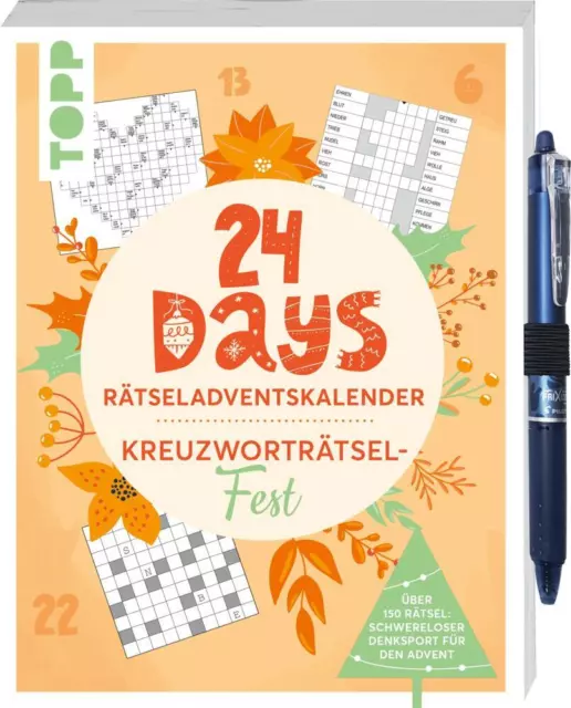 24 DAYS RÄTSELADVENTSKALENDER - Kreuzworträtsel-Fest - Frechverlag