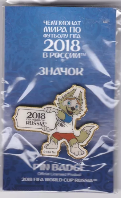 2018 WM Russland Maskottchen offizielles Pin Abzeichen