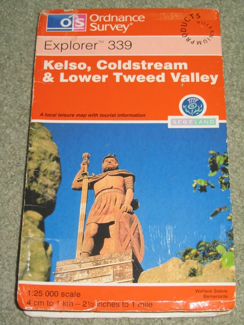 Ordnance Survey Explorer 1:25,000: Sheet 339 Kelso, Coldstream & Tweed Vall.2000
